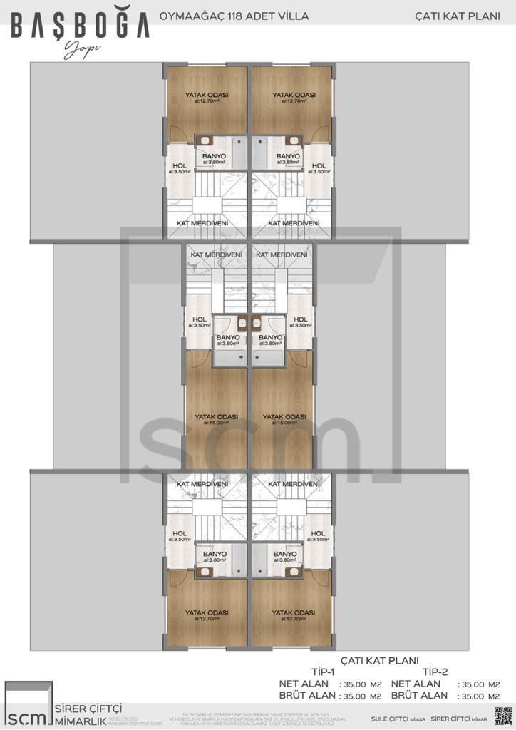 Başboğa West Villaları Kat Planı 1