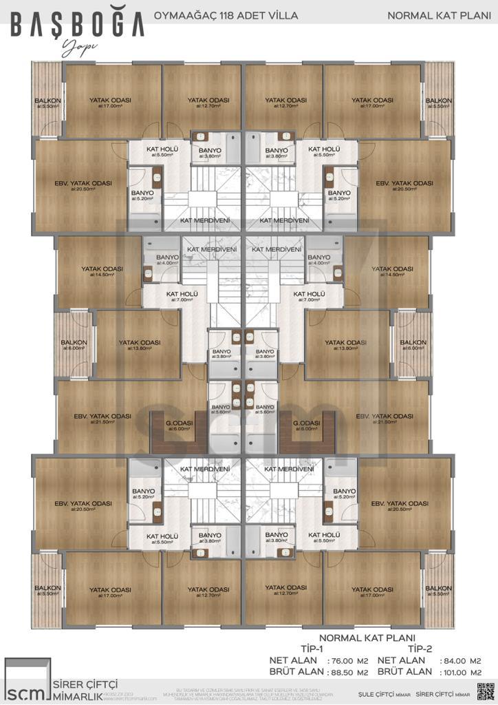 Başboğa West Villaları Kat Planı 2