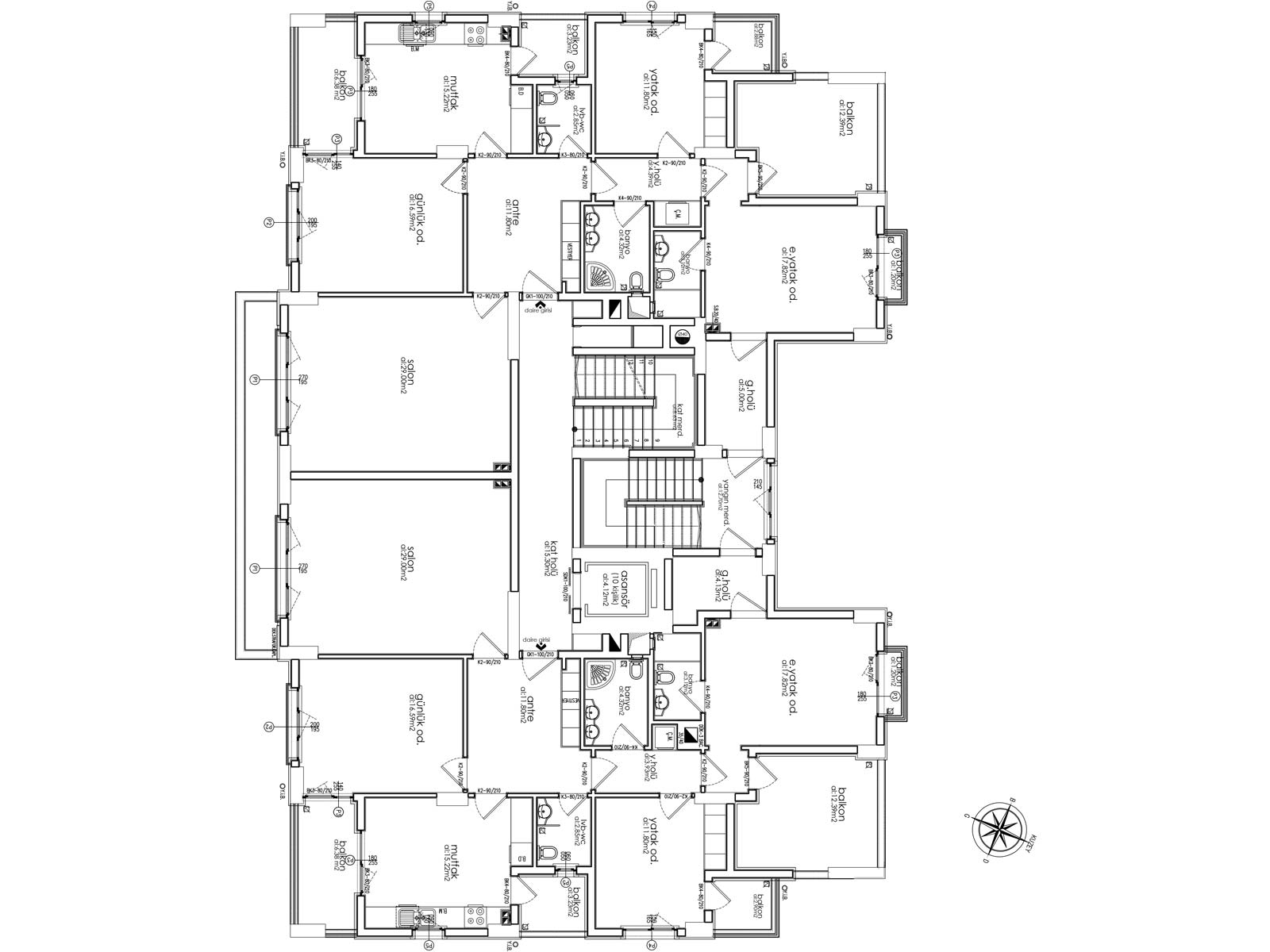 Başboğa City 3 Kat Planı 1