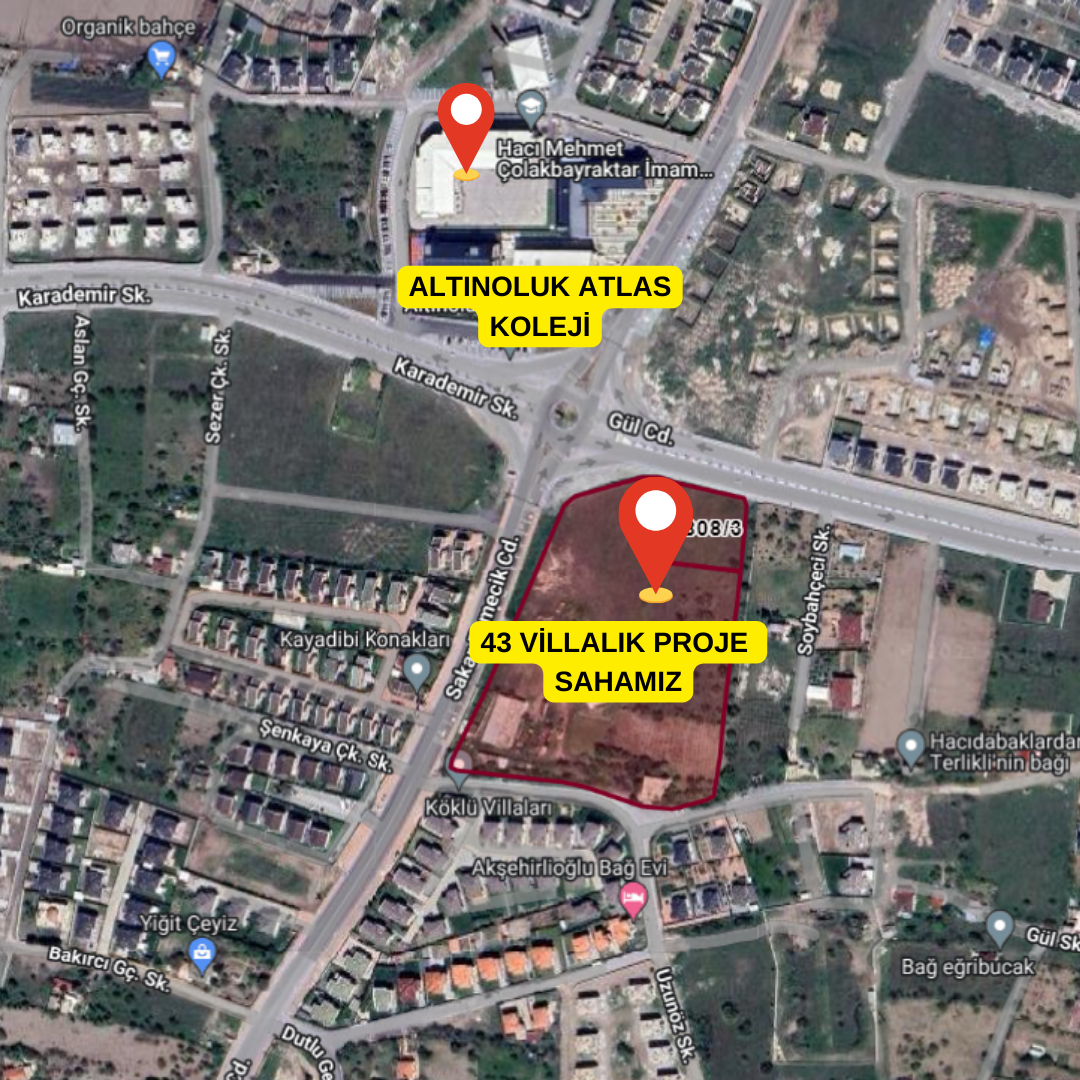 Lotus Villaları Konum 1