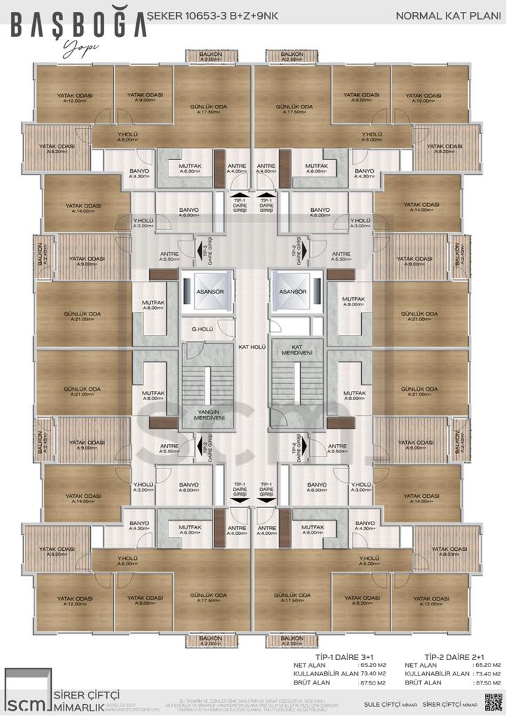 Başboğa Life Kat Planı 1