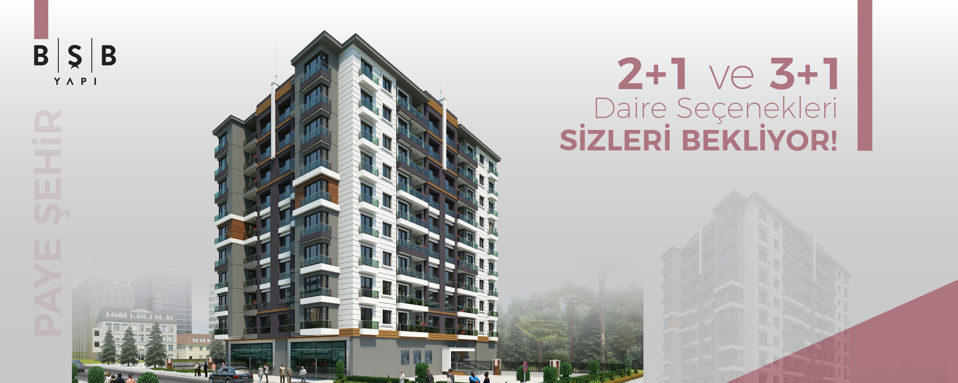 2+1 ve 3+1 Daire seçenekleri Sizleri Bekliyor